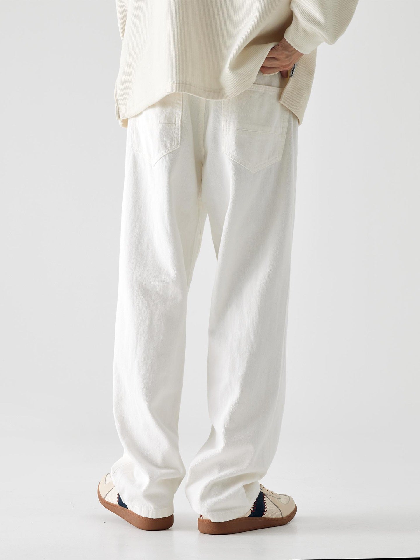Fashion Personality Men's All-matching Straight Trousers